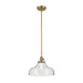 Kichler 43906 Avery 1-lt 15" Pendant-Natural Brass