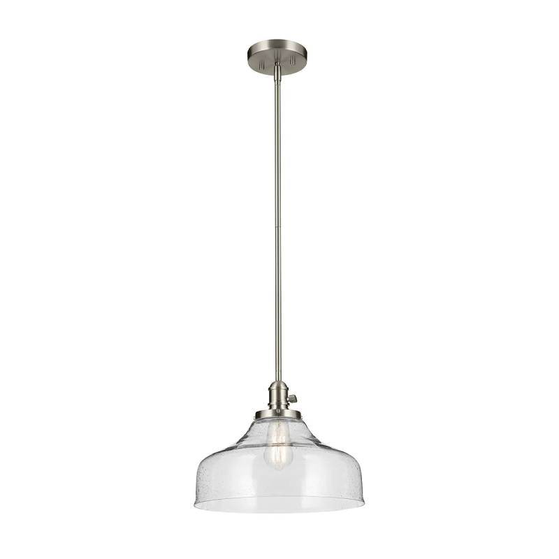 Kichler 43906 Avery 1-lt 15" Pendant-Brushed Nickel