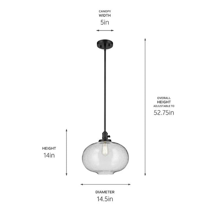 Kichler 43911 Avery 1-lt 15" Pendant