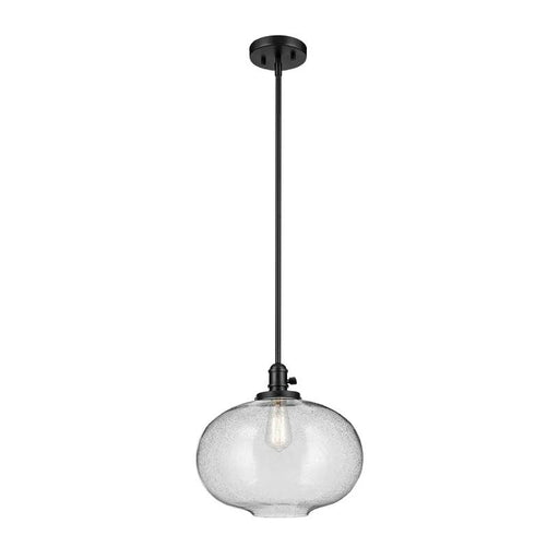 Kichler 43911 Avery 1-lt 15" Pendant-Black