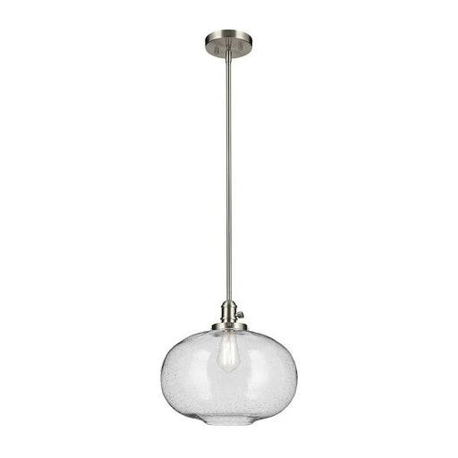 Kichler 43911 Avery 1-lt 15" Pendant-Brushed Nickel