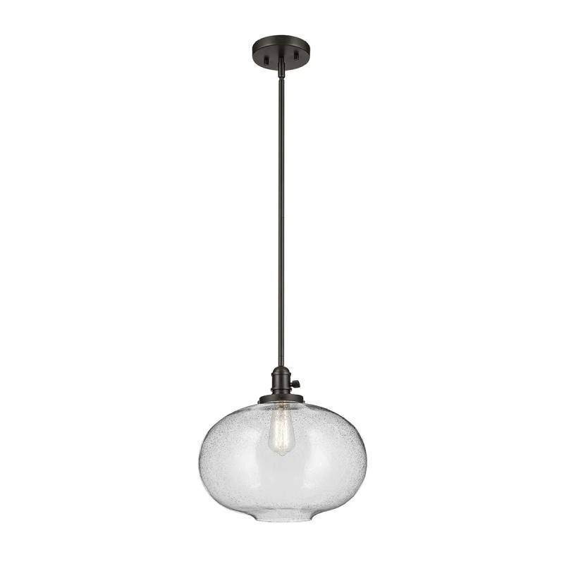 Kichler 43911 Avery 1-lt 15" Pendant-Olde Bronze