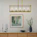Kichler 43995 Crosby 5-lt 42" Linear Chandelier