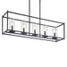 Kichler 43995 Crosby 5-lt 42" Linear Chandelier-Black