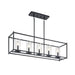Kichler 43995 Crosby 5-lt 42" Linear Chandelier-Black