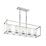 Kichler 43995 Crosby 5-lt 42" Linear Chandelier-Chrome