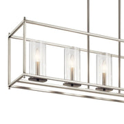 Kichler 43995 Crosby 5-lt 42" Linear Chandelier-Brushed Nickel