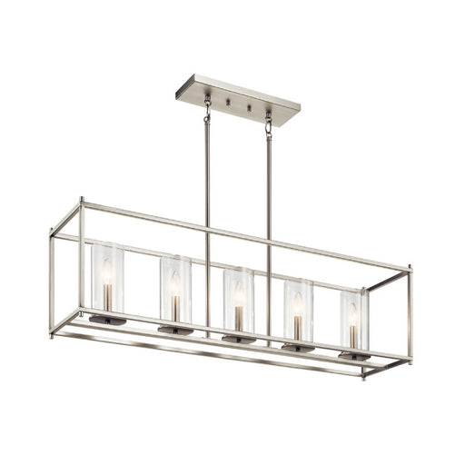 Kichler 43995 Crosby 5-lt 42" Linear Chandelier-Brushed Nickel