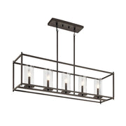 Kichler 43995 Crosby 5-lt 42" Linear Chandelier-Olde Bronze
