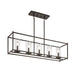 Kichler 43995 Crosby 5-lt 42" Linear Chandelier-Olde Bronze