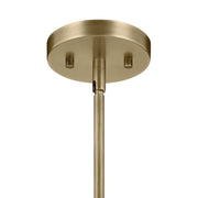 Kichler 43996 Crosby 1-lt 6" Pendant-Natural Brass