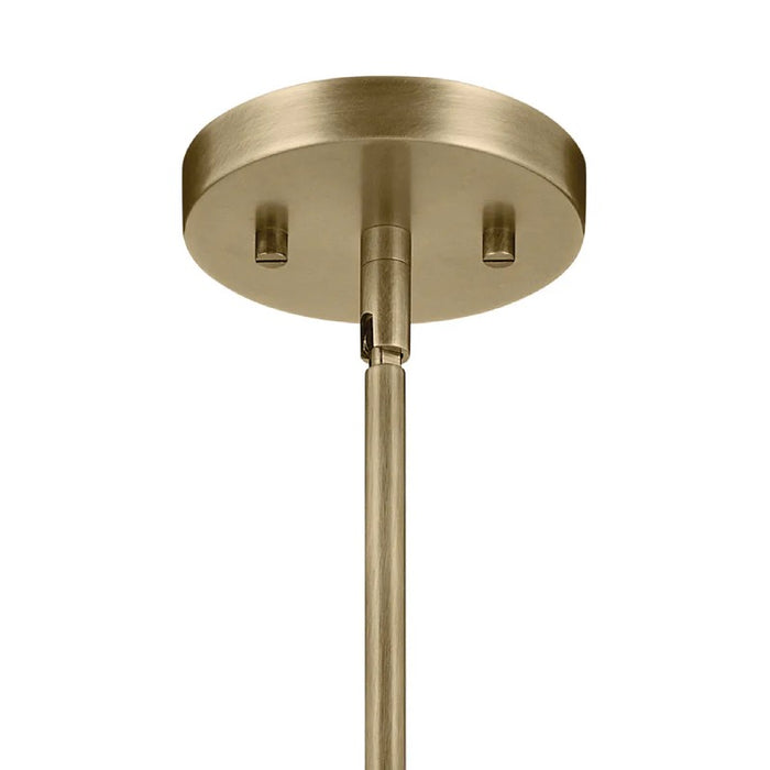 Kichler 43996 Crosby 1-lt 6" Pendant-Natural Brass