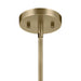 Kichler 43996 Crosby 1-lt 6" Pendant-Natural Brass