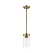 Kichler 43996 Crosby 1-lt 6" Pendant-Natural Brass