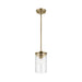 Kichler 43996 Crosby 1-lt 6" Pendant-Natural Brass