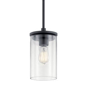 Kichler 43996 Crosby 1-lt 6" Pendant-Black