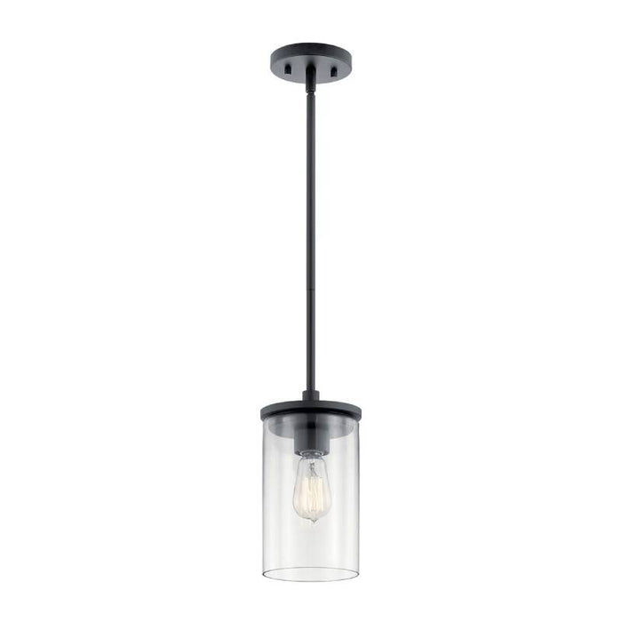 Kichler 43996 Crosby 1-lt 6" Pendant-Black