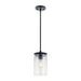 Kichler 43996 Crosby 1-lt 6" Pendant-Black