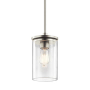 Kichler 43996 Crosby 1-lt 6" Pendant-Brushed Nickel