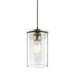 Kichler 43996 Crosby 1-lt 6" Pendant-Brushed Nickel