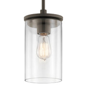 Kichler 43996 Crosby 1-lt 6" Pendant-Olde Bronze