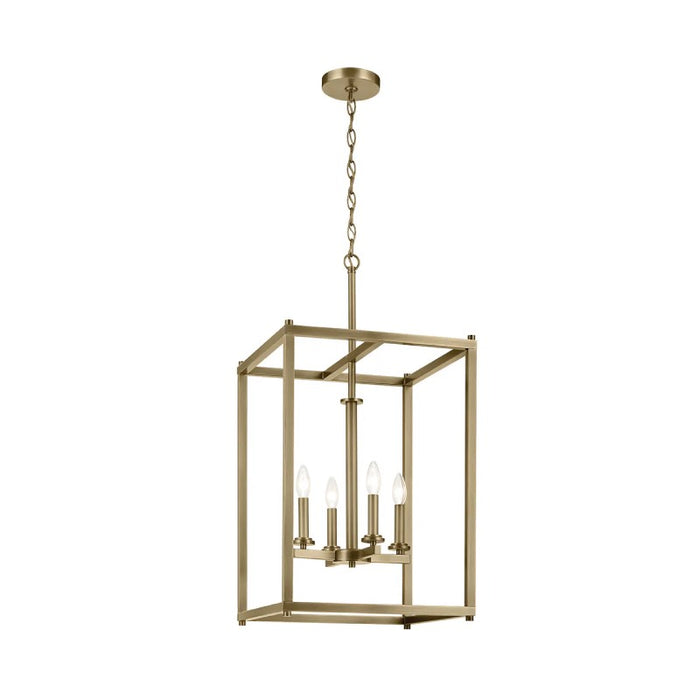 Kichler 43998 Crosby 4-lt 16" Pendant-Natural Brass