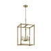 Kichler 43998 Crosby 4-lt 16" Pendant-Natural Brass