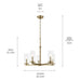 Kichler 43999 Crosby 5-lt 26" Chandelier
