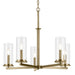 Kichler 43999 Crosby 5-lt 26" Chandelier-Natural Brass