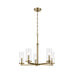 Kichler 43999 Crosby 5-lt 26" Chandelier-Natural Brass