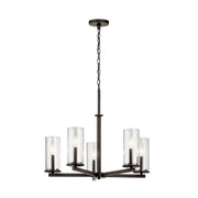 Kichler 43999 Crosby 5-lt 26" Chandelier-Olde Bronze