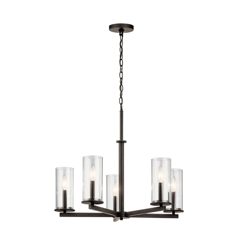 Kichler 43999 Crosby 5-lt 26" Chandelier-Olde Bronze