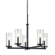 Kichler 43999 Crosby 5-lt 26" Chandelier-Black