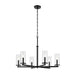 Kichler 44013 Crosby 6-lt 32" Chandelier-Black