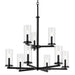 Kichler 44014 Crosby 9-lt 32" Chandelier-Black