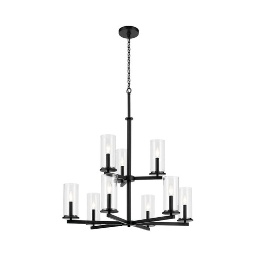 Kichler 44014 Crosby 9-lt 32" Chandelier-Black