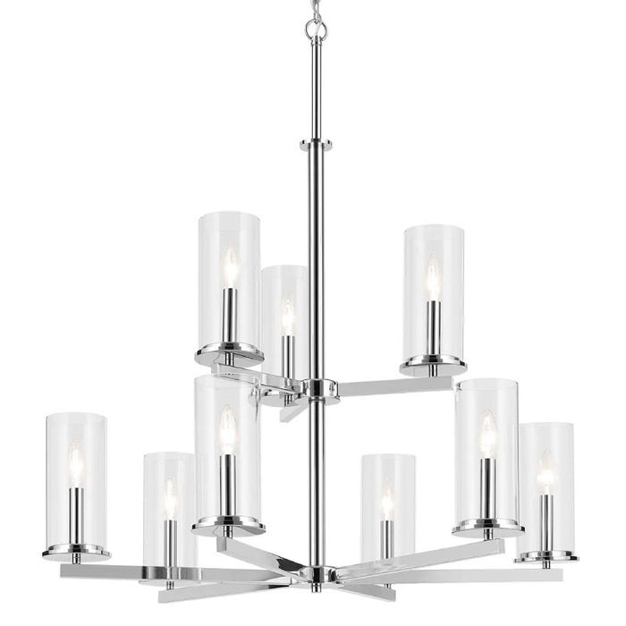 Kichler 44014 Crosby 9-lt 32" Chandelier-Chrome