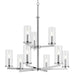 Kichler 44014 Crosby 9-lt 32" Chandelier-Chrome