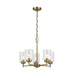 Kichler 44030 Winslow 5-lt 20" Chandelier-Natural Brass