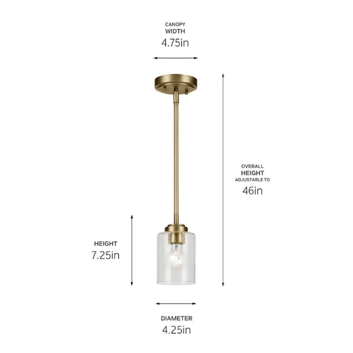 Kichler 44032 Winslow 1-lt Mini Pendant