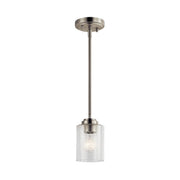 Kichler 44032 Winslow 1-lt Mini Pendant-Brushed Nickel