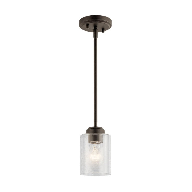 Kichler 44032 Winslow 1-lt Mini Pendant-Olde Bronze
