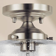 Kichler 44033 Winslow 1-lt 9" Semi Flush-Brushed Nickel