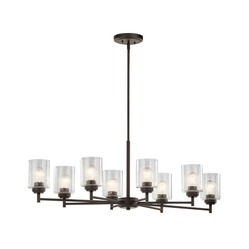 Kichler 44035 Winslow 8-lt 44" Chandelier-Olde Bronze