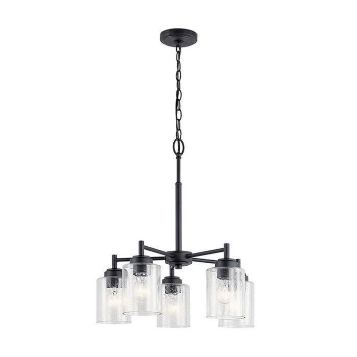 Kichler 44030 Winslow 5-lt 20" Chandelier-Black