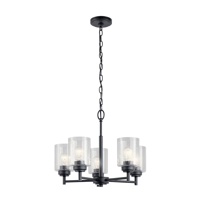 Kichler 44030 Winslow 5-lt 20" Chandelier-Black