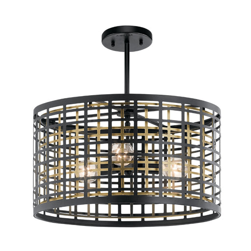 Kichler 44075 Aldergate 3-lt 18" Pendant/Semi Flush