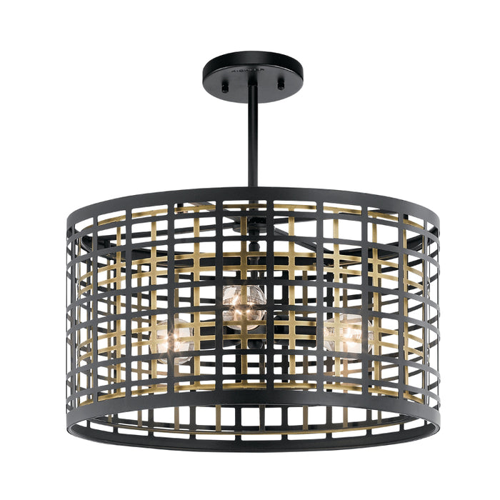 Kichler 44075 Aldergate 3-lt 18" Pendant/Semi Flush