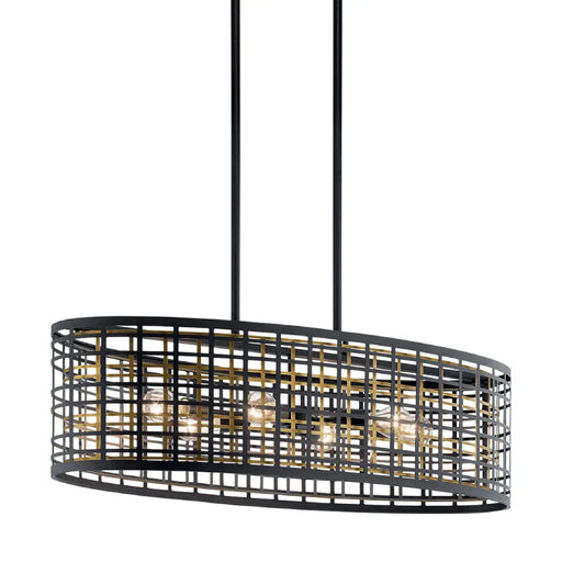 Kichler 44077 Aldergate 6-lt 38" Oval Chandelier