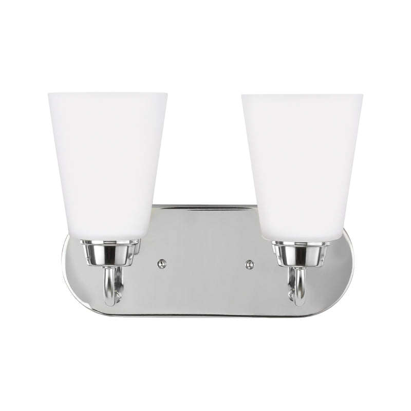 Generation 4415202 Kerrville 2-lt 12" Wall/Bath Light - Chrome